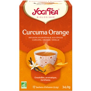 YOGI TEA CURCUMA ORANGE BIO