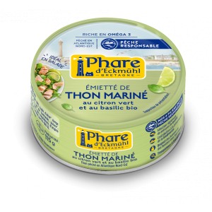 EMIETTE DE THON* MARINE CITRON VERT ET BASILIC BIO 115G