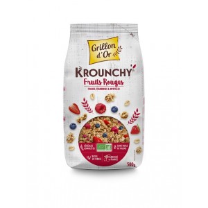 KROUNCHY FRUITS ROUGES 500G BIO