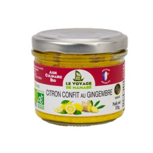 CITRON CONFIT AU GINGEMBRE 105G BIO