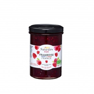 CONFITURE FRAMBOISE DE FRANCE 60% 250G BIO