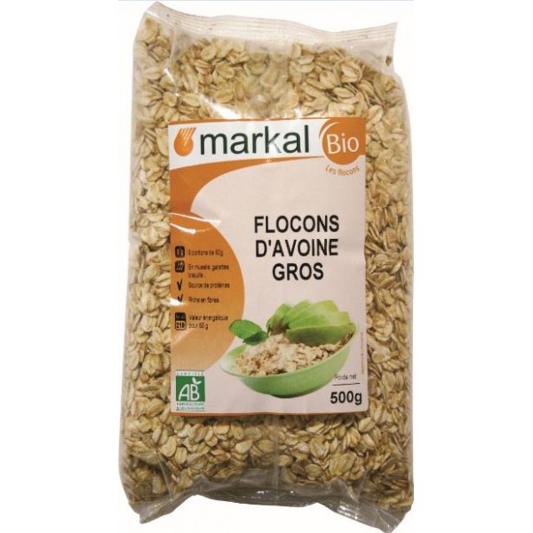 Flocons d'avoine Bio en Poudre - 500 g