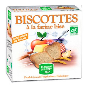 BISCOTTES BISES 270G SANS HUILE DE PALME BIO