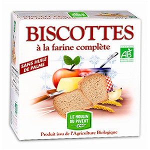 BISCOTTES COMPLETES 270G SANS H.PALME BIO