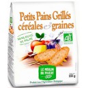 PETIT PAIN GRILLE GRAINES CEREALES 225G BIO