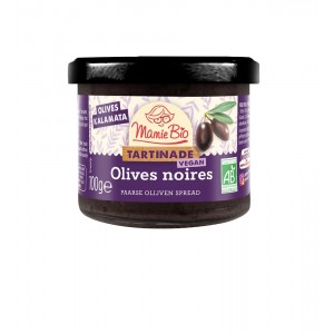 TARTINADE OLIVES NOIRES KALAMATA 100G BIO