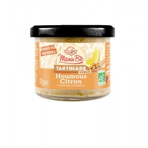 TARTINADE HOUMOUS CITRON 110G BIO