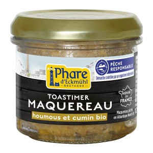 A.TOASTIMER MAQUEREAUX* HOUMOUS ET CUMIN BIO 100G