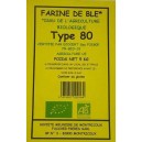 FARINE BLE T80 5KG MOULIN BIO