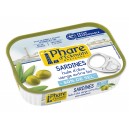 SARDINES* HUILE OLIVE VIERGE EXTRA BIO -50% DE SEL** 115G