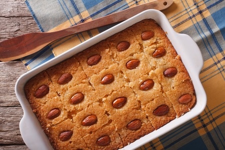 gâteau miel amandes